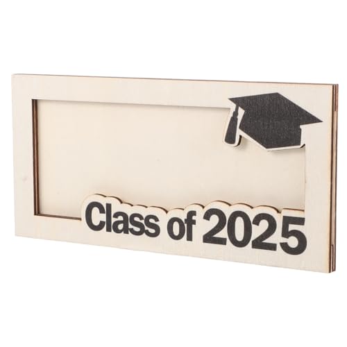 CATIEBYE Graduation Season Holz Geldhalter Multifunktional Kartenetui für Herren Damen Visitenkarten Kreditkarten Fotos Organizer Geschenk zur Abschlussfeier Langlebig und Praktisch von CATIEBYE