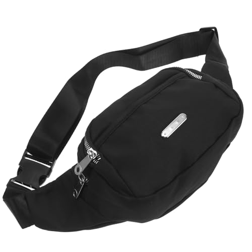 CATIEBYE Große Damen Bauchtasche mit Doppelreißverschluss Wasserabweisend Crossbody Hüfttasche aus Strapazierfähigem Polyester für Outdoor Sport und Alltag Vielseitig und Geräumig von CATIEBYE