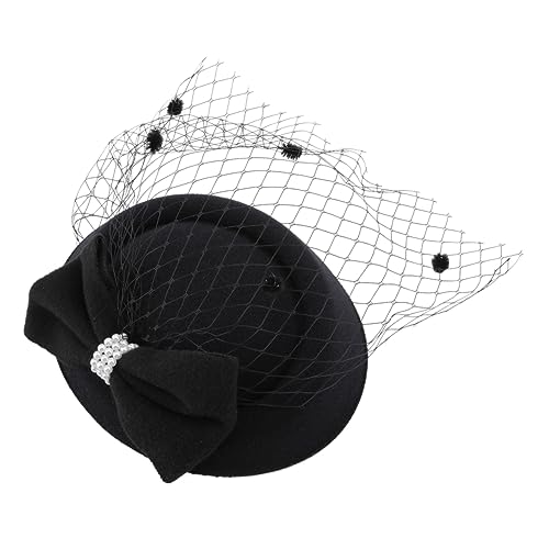 CATIEBYE Elegante Schwarze Mehrlagige Haarspangen mit Schleife für Damen Haar-accessoires für Die Braut von CATIEBYE