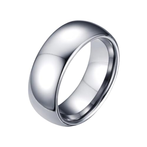 CATIEBYE Herren Tungsten Ring Finger Schmuck Elegant Komfortabel Alltag Verlobung Hochzeit von CATIEBYE