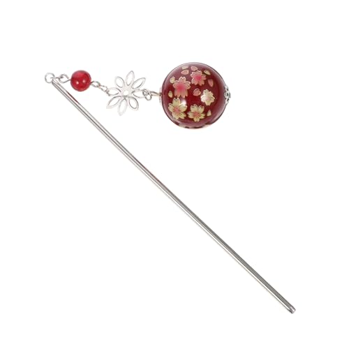 CATIEBYE Japanischer Haarschmuck Kirschblüten Haarstab Damen Mädchen Vintage Haaraccessoires für Partys Zeremonien und Alltag Eleganter Haarnadel im Antiken Stil Einfach zu Tragen und von CATIEBYE