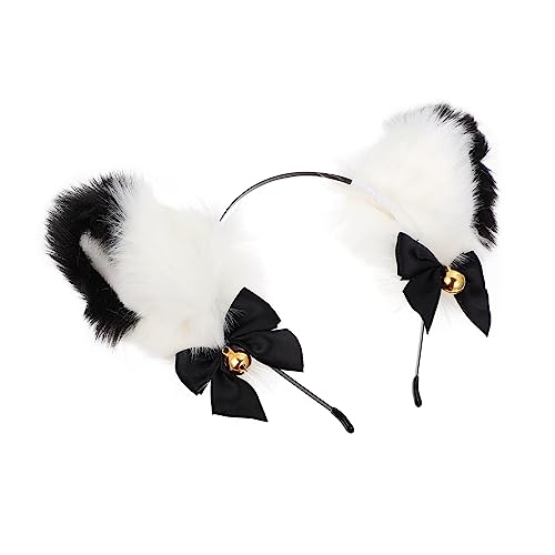 CATIEBYE Cosplay Haar-accessoire Für Party Katzenohr-stirnband Plüsch-tier-stirnband von CATIEBYE