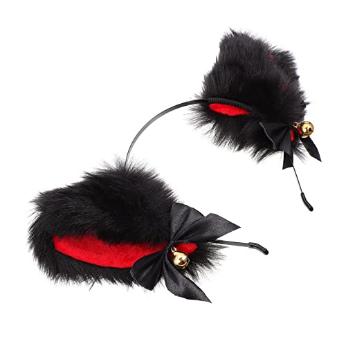 CATIEBYE Katzenohren Haarband Für Cosplay Und Partys Niedliche Tierohren Kopfbedeckung Für Mädchen Für Halloween Kostümpartys Und Mehr von CATIEBYE