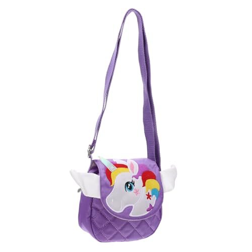 CATIEBYE Kleine Einhorn Umhängetasche für Mädchen Cartoon Mini Crossbody Bag Strapazierfähige Kindertasche Niedliche Schultertasche für Kleinkinder Design von CATIEBYE