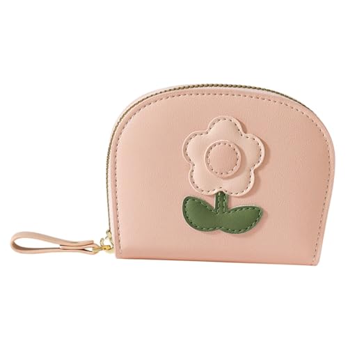 CATIEBYE Kleines Damen Portemonnaie PU Kartenetui mit Reißverschluss Kompakter Leichter Kreditkartenhalter und Visitenkartenetui Vielseitig für Geld Karten und Business Praktische Mini von CATIEBYE