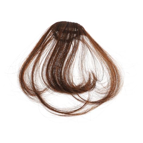 CATIEBYE Mode Clip in Haarverlängerung mit Luftiger Hitzebeständige Fake Haarteile in Hellbraun Vielseitiges Styling für Frauen Echt Wirkende Matte Optik und Lockenstab Geeignet von CATIEBYE