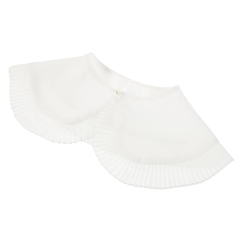 CATIEBYE Abnehmbarer Falscher Kragen Für Männer Und Frauen Halbhoher Kragen Kunstkragen Für Weiße Hemden Aus Polyester von CATIEBYE