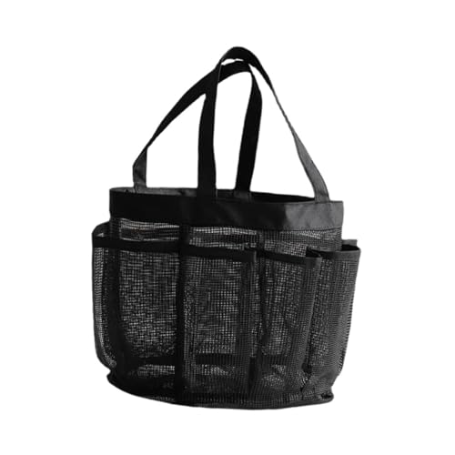 CATIEBYE Netz-Strandtasche Mit Mehreren Taschen Geräumige Tragetasche Für Strand Oder Pool Für Handtücher Kosmetik Und Spielzeug Leicht Zu Reinigen Netzdesign von CATIEBYE