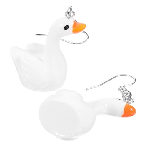 CATIEBYE Gänseohrringe Für Damen Baumelnde Tierohrringe Aus Einzigartige Statement-ohrringe Als Ohr Ornamente Modische Schmuck Tropfenohrringe von CATIEBYE