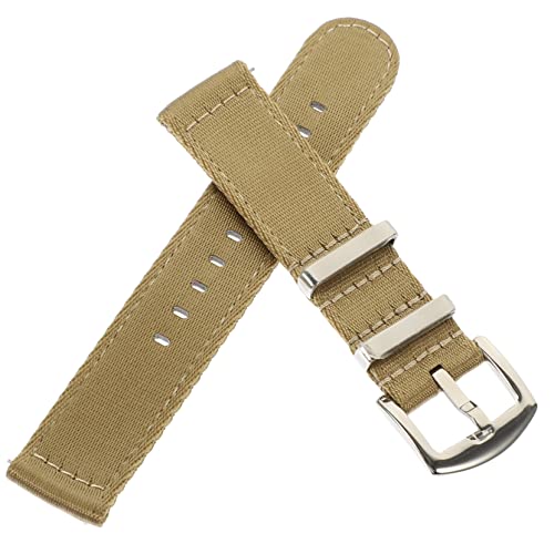CATIEBYE Nylon Uhrenarmband Atmungsaktives Und Verstellbares Ersatzarmband Langlebig Und Hautfreundlich Für Herren Und Damen Installieren Wechseln von CATIEBYE