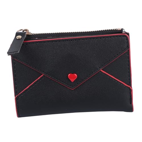 CATIEBYE PU Damen Kartenetui mit Münzfach Kleines Farbenfrohes Portemonnaie für Kleingeld und Karten Geruchsneutral Vielseitig Einsetzbar Modisches Accessoire für Unterwegs von CATIEBYE