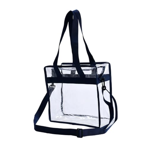 CATIEBYE PVC Transparente Schultertasche Große Kapazität Leichte Crossbody Bag Damen Umhängetasche Sommer Strandtasche Alltag Reise von CATIEBYE