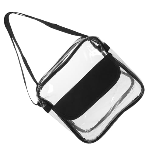 CATIEBYE Transparente Fanny Pack Aus Pvc-material Durchsichtige Gürteltasche Tragbare Tasche Für Damen Durchsichtige Umhängetasche Kleine Sporttasche Für Reisen Und Sport Mit Verstellbarem von CATIEBYE