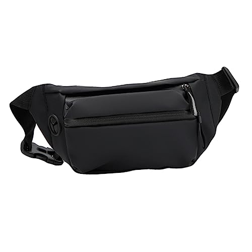 CATIEBYE 1stück Praktische Herren Hüfttasche wasserdichte Sportgürteltasche Für Outdoor-aktivitäten Für Reisen Und Freizeit Stylisches Design Schwarz Leicht Und Tragbar Für Handy Und von CATIEBYE