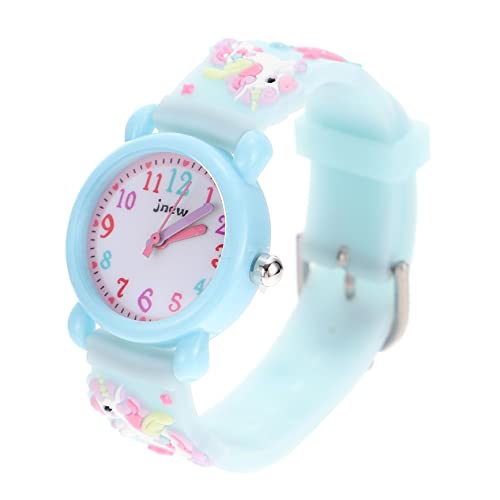 CATIEBYE Junge Mädchen Cartoon Uhr Mit Einhorn Design wasserdichte Armbanduhr Für Mädchen Leicht Anpassbares Armband Robust Und Langlebig Für Alltag von CATIEBYE