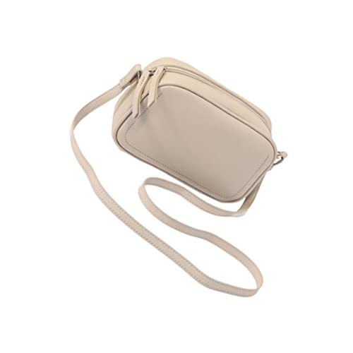 CATIEBYE Retro Schultertasche Damen Handtasche mit Steinmuster Kleine Umhängetasche Beige Modisch und Vielseitig für Alltag Party Shopping Langlebig und Praktisch von CATIEBYE