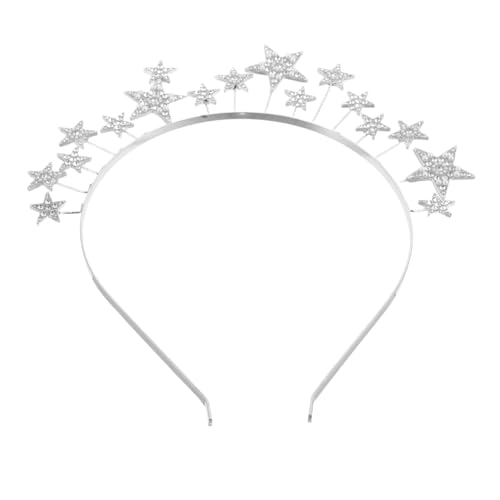 CATIEBYE Strass Stern Stirnband Haarband Mit Sternen Glitzer Stirnband Für Damen Party Und Hochzeits Haarschmuck Stern Haarschmuck Für Frauen Und Mädchen von CATIEBYE