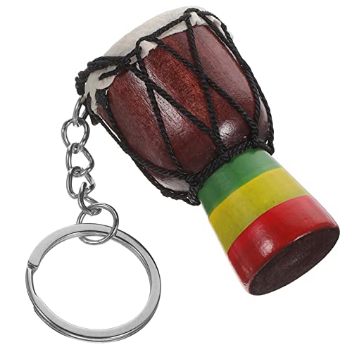 CATIEBYE Afrikanischer Trommel-schlüsselanhänger Handtasche Hängendes Rucksack-Accessoire und Stilvoll von CATIEBYE