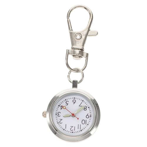 CATIEBYE Großer Ziffern Schlüsselanhänger Uhr Mit Leuchtzeiger Für Schüler Und Medizinisches Personal Präzise Quarzbewegung Tragbar Und Einfach Ablesbar Für Schule Und Prüfungen von CATIEBYE