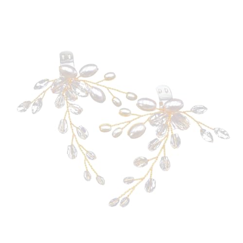 CATIEBYE Schuhclips mit Perlen und Langlebige Legierungsschuhschnallen Handgefertigte Damenschuhdekoration für Hochzeit Party und Alltag Einfach zu Befestigen und Vielseitig Kombinierbar von CATIEBYE