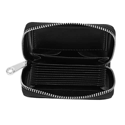 CATIEBYE Stylische Kartenmappe aus Hochwertigem Rindsleder Robuster Kartenhalter mit Großem Fassungsvermögen Portemonnaie für Kreditkarten und Münzen Handliche Geldbörse für Damen und von CATIEBYE