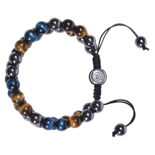 CATIEBYE Tigerauge Stein Armband Handgelenkschmuck Für Herren Und Damen Verstellbar Perlenarmband Mit Tigerauge-stein Für Yoga Und Alltag CATIEBYE Tigerauge Stein Armband Handgelenkschmuck Für Herren Und Damen Verstellbar Perlenarmband Mit Tigerauge-stein Für Yoga Und Alltag von CATIEBYE