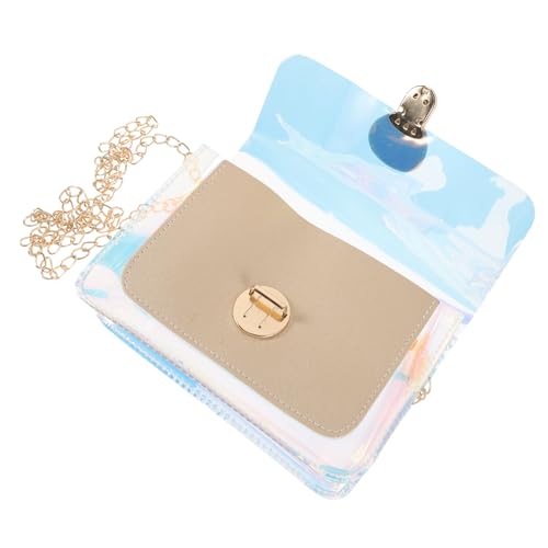 CATIEBYE Transparente Minitasche Crossbody Bag Jelly Handtasche Mit Verstellbarem Schultergurt Für Reisen Und Shopping von CATIEBYE