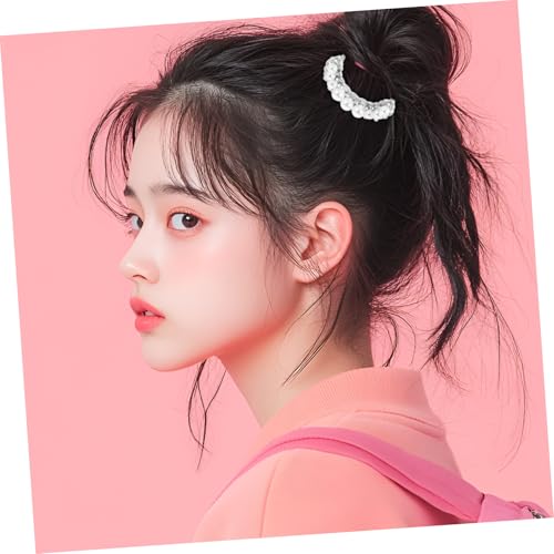 CATIEBYE U Förmige Perlen Haarnadeln Damen Haarschmuck Hochzeit U Förmige Haarklammern Chinesischer Stil Metall Haarstäbe für Hochsteckfrisuren mit Eleganten Perlen und Sicherem Halt von CATIEBYE