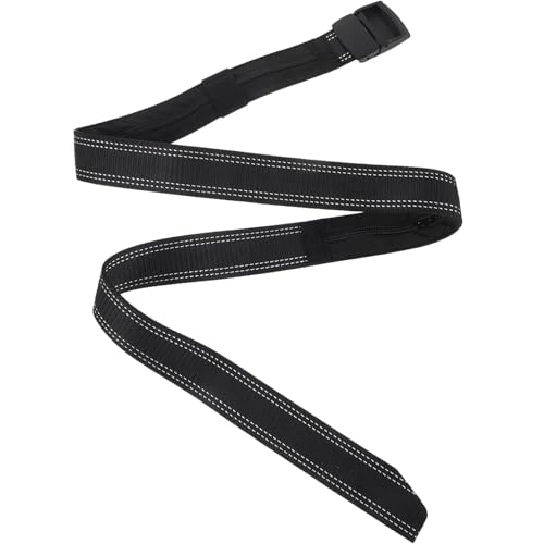 CATIEBYE Versteckter Geldgürtel für Herren Diebstahlsicherer Taillengürtel mit Legierungsschnalle Modischer Jeansgürtel für Reisen Freizeit für Männer von CATIEBYE