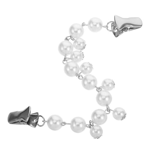 CATIEBYE Vintage Cardigan Clips mit Perlen Retro Sweater Clips für Damen Stilvolle Broschen zum Festigen von Kleidung Modische Strickjacken Accessoires von CATIEBYE