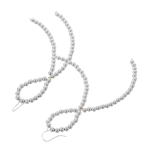 CATIEBYE Schleifenohrringe Für Damen Vintage-creolen Mit Baumelnden Tropfen Lange Ohrringe Im Retro-stil Für Formelle Anlässe Und Hochzeit von CATIEBYE