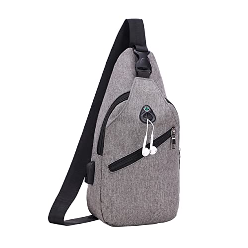 CATIEBYE Wasserdichte Herren Umhängetasche Sportliche Schultertasche für Handy Tablet USB Ladefunktion Atmungsaktiver Verstellbarer Gurt für Freizeit Reisen CATIEBYE Wasserdichte Herren Umhängetasche Sportliche Schultertasche für Handy Tablet USB Ladefunktion Atmungsaktiver Verstellbarer Gurt für Freizeit Reisen von CATIEBYE