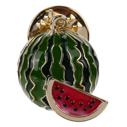 CATIEBYE Wassermelonen Brosche für Damen Cartoon Design Wiederverwendbar Sicher und Zuverlässig Anstecknadel für Schals und Kleider von CATIEBYE