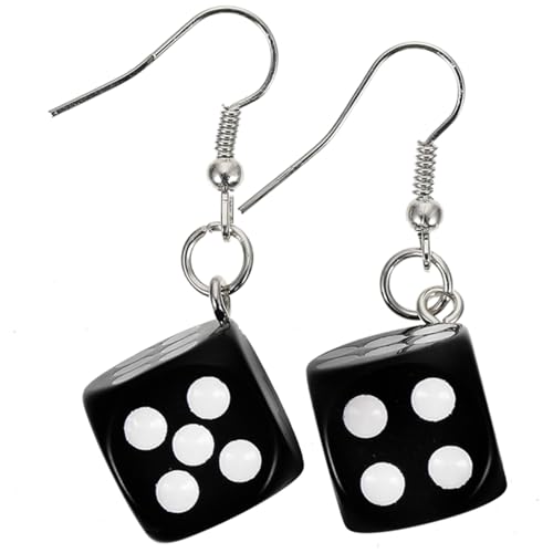 CATIEBYE Witzige Würfel Ohrringe Damen Hängend Leicht Komfortabel Modisch Elegante Tropfen Ohrringe Geschenkidee für Frauen von CATIEBYE