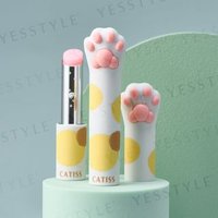 CATISS - Tortoiseshell Cat Paw Lip Balm Berry Flavor & Natural Pink - Lippenbalsam von CATISS