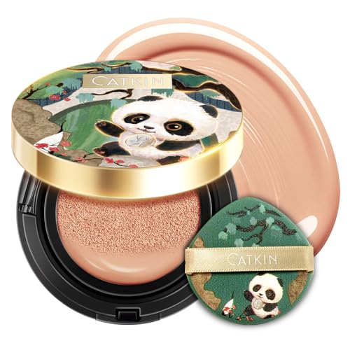 CATKIN Full Coverage Cushion Foundation, Flüssige Foundation in Kompakt, Atmungsaktive, Langanhaltender, Feuchtigkeitsspendendes, Porenfreies Gesichts Makeup für Empfindliche Haut, Matte Finish, 15g*2 CATKIN Full Coverage Cushion Foundation, Flüssige Foundation in Kompakt, Atmungsaktive, Langanhaltender, Feuchtigkeitsspendendes, Porenfreies Gesichts Makeup für Empfindliche Haut, Matte Finish, 15g*2 von CATKIN