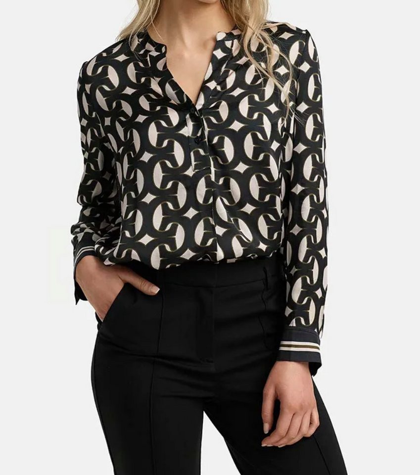 CATNOIR Hemdbluse Bluse in Viskose Satin CATNOIR muster von CATNOIR