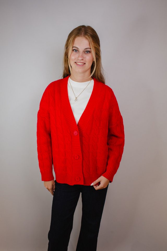 CATNOIR Strickjacke Strickjacke CATNOIR rot von CATNOIR