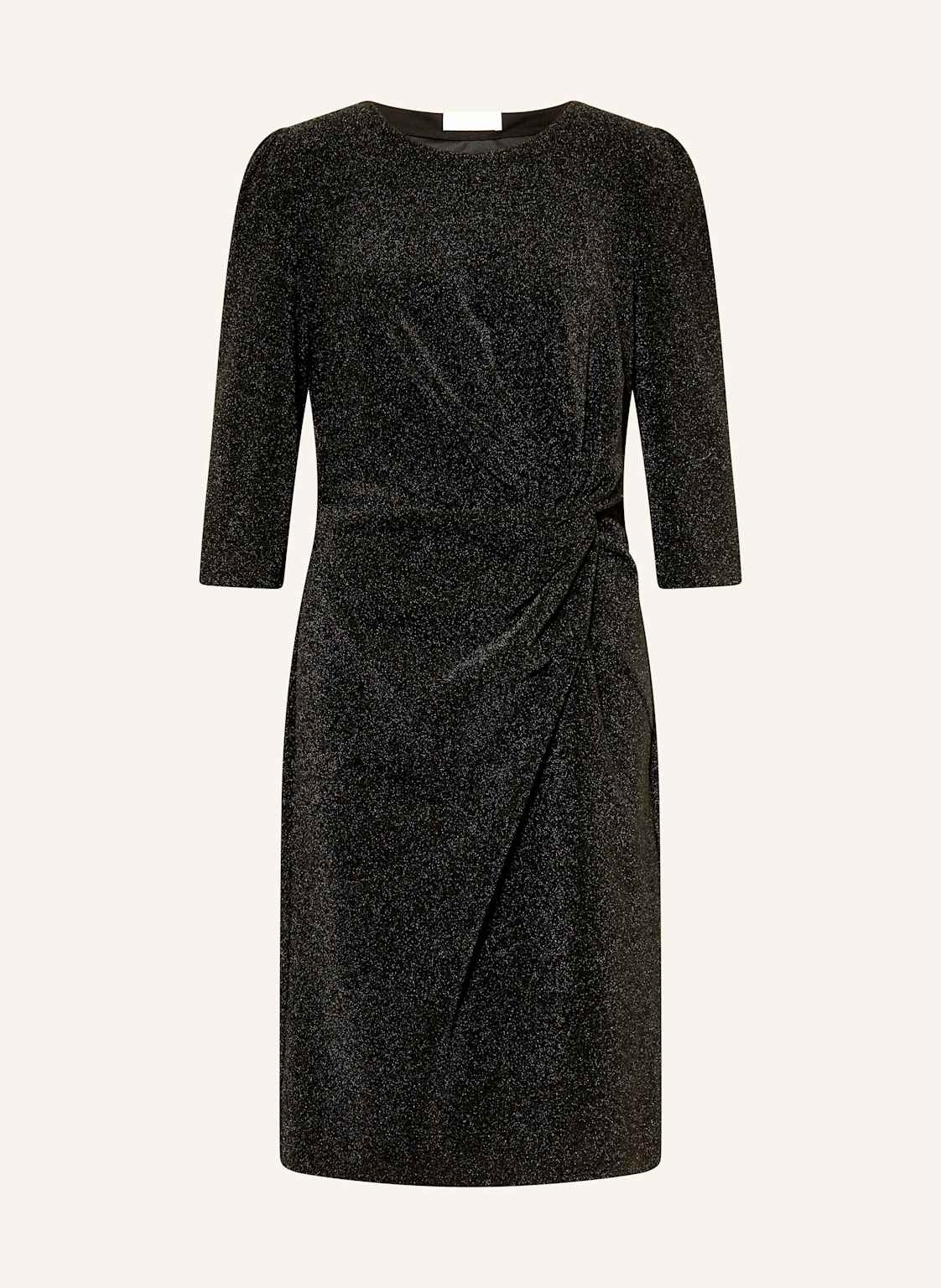 Catnoir Kleid Mit Glitzergarn Und 3/4-Arm schwarz von CATNOIR
