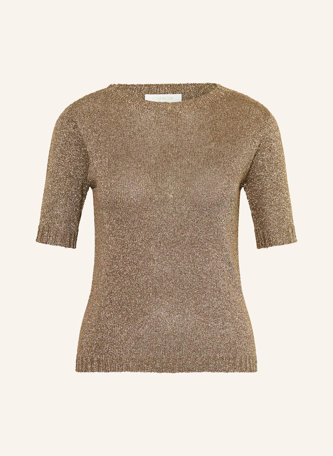 Catnoir Strickshirt Mit Glitzergarn gold von CATNOIR