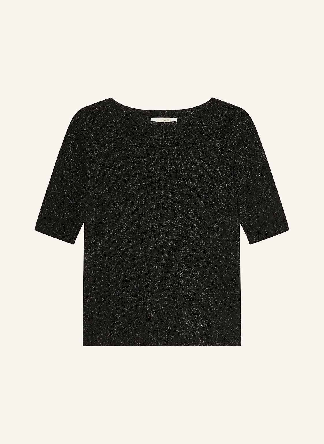 Catnoir Strickshirt Mit Glitzergarn schwarz von CATNOIR