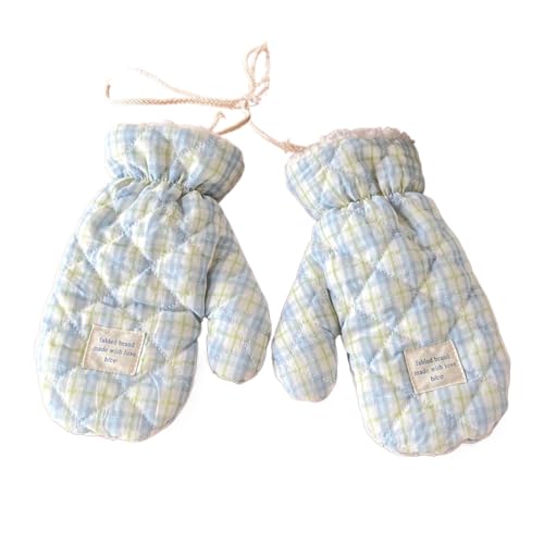 1 Paar Fäustlinge, Plüsch Handschuhe im Neckholder-Stil, Extra dicke Strickhandschuhe für Damen, warme Winterhandschuhe, warme Winterstrickhandschuhe von CATOR