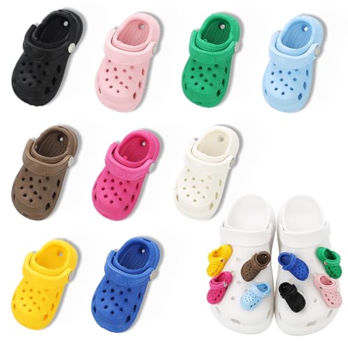 9 Stück Crocs Anstecker, Crocs Stecker Set, Schuh Charms Crocs, Dekoration Anstecker für Crocs, DIY Anstecker für Kinder Clogs, Abnehmbare Stecker PVC Charms und Pins für Mädchen von CATOR