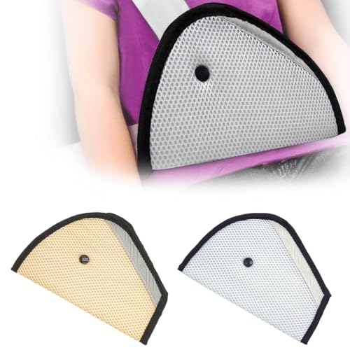 Abschnallschutz Kindersitz, 2 Stück Gurtpolster Kinder, Universal Einstellbare Dreieck Gürtelpolster Pad, Kinder Auto Sicherheitsgurt Einsteller, Verstellbares Kinder-Auto-Sicherheitsgurt von CATOR
