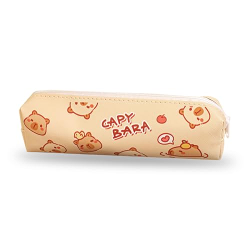 CATOR 1 Stück federmäppchen für mädchen, Niedliche Form federmäppchen für mädchen, Kapi Bara federmäppchen für mädchen, Zip Up federmäppchen für mädchen. von CATOR
