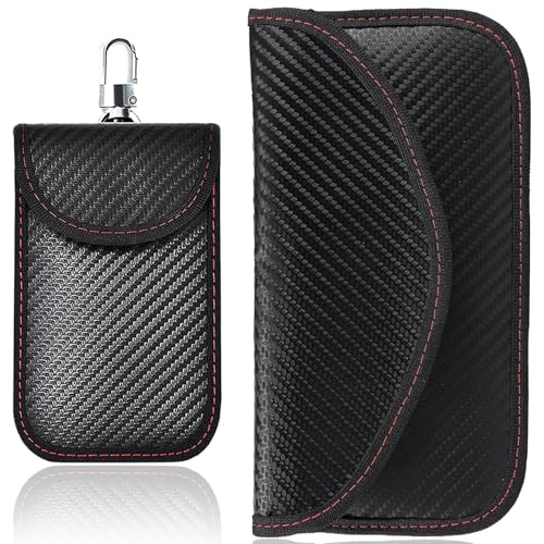 CATOR 2 Pack autoschlüssel hülle Keyless Go Schutz Autoschlüssel Schutz Keyless Hülle Rfid Funkschlüssel Abschirmung Schlüsseltasche Schlüsseletui Schlüsselmäppchen Car Key Safe von CATOR