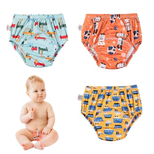 CATOR 3er Pack trainingshöschen zum trocken werden, trainingsunterhosen kinder 3 jahre, trainingshose kinder töpfchen, Baby Kleinkinder Töpfchen Trainingshose Trainerhose von CATOR