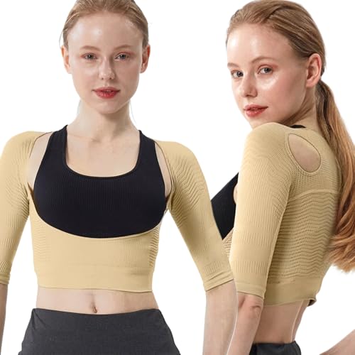 CATOR Damen Arm Former Oberarme Shaper Figurformende Shapewear Ärmel Post Chirurgisch Kompression Körperhaltung Buckel Korrektor Top von CATOR