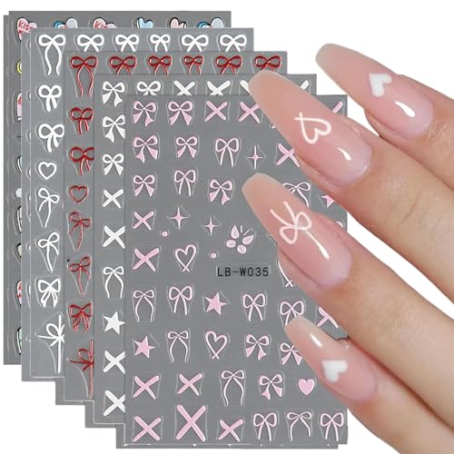 CATOR Nagelsticker Marmor Linie 10 Blatt Nail Art Sticker Selbstklebend Nagelaufkleber Silber Bunt Dekoration Nageldesign Zubehör nail sticker nail art nagel sticker von CATOR