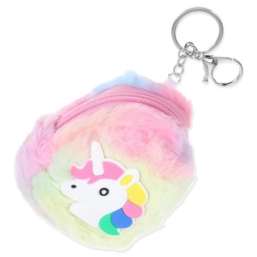 Einhorn Münzbeutel, Münzbörse, Mini Geldbörse Mini-Süß Geldbörsen kleine Cartoon-Münztasche lustiger Reißverschluss Kosmetiktasche Kopfhörer-Geldbörse kleine Gegenstände Taschen für Frauen Geldbörse von CATOR